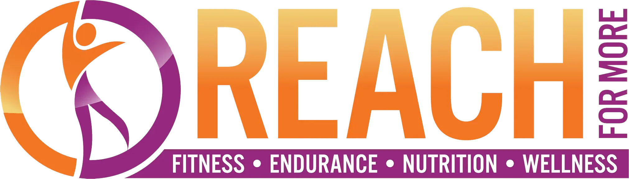 Logo for Reach For More physical training facility in Camp Hill, PA, emphasizing fitness, nutrition, endurance coaching, and wellness.